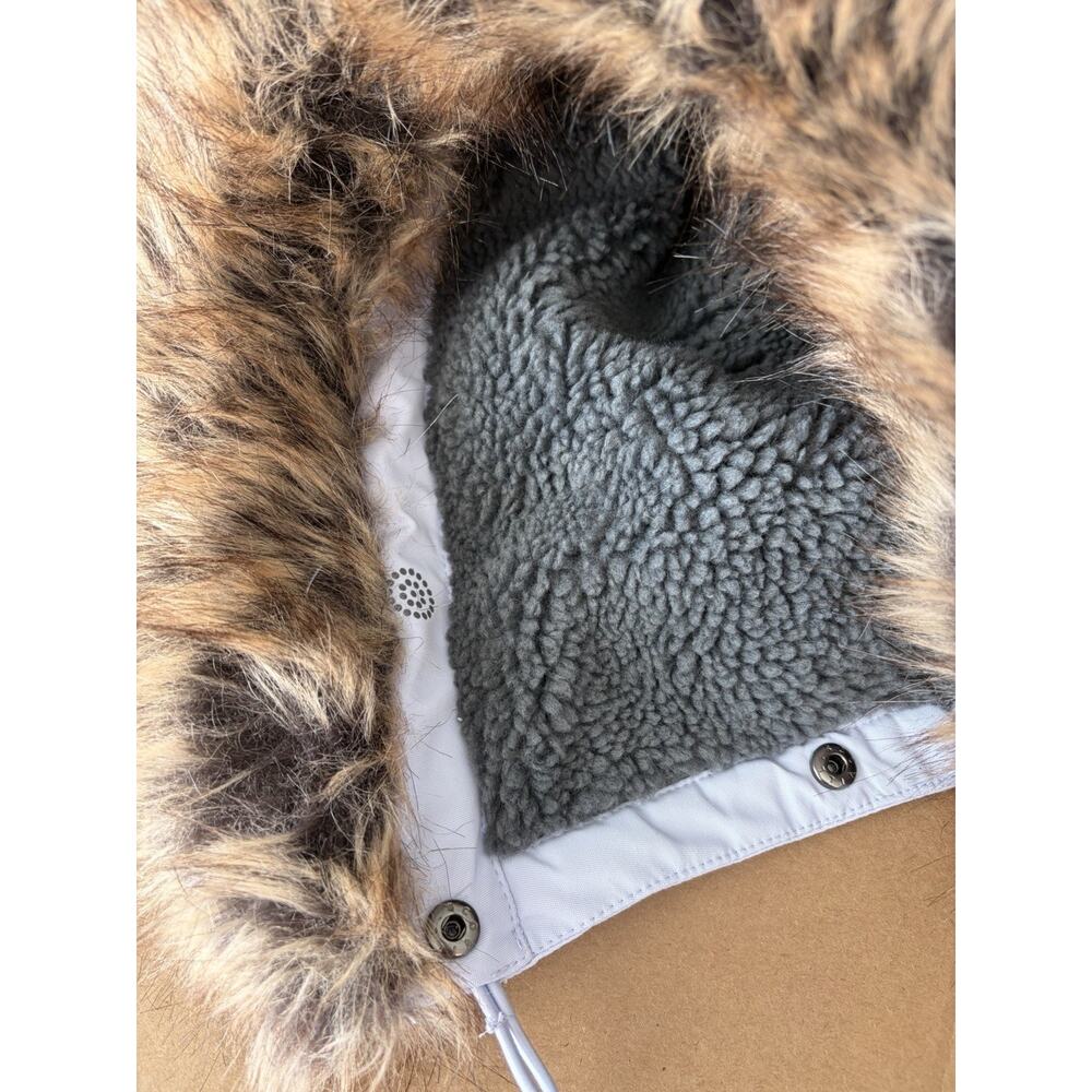 NWT Lands' End Women's 3X Expedition Faux Fur Hooded Down Parka Coat - Picture 13 of 16